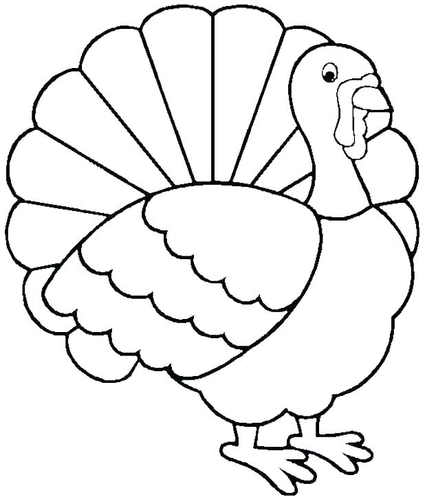 Realistic Turkey Coloring Pages at GetColorings.com | Free printable ...