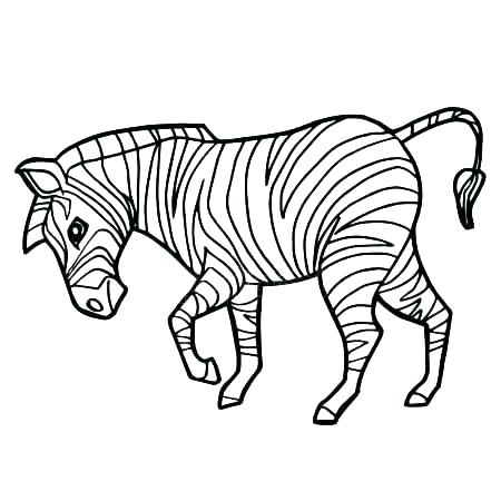 Realistic Zebra Coloring Pages at GetColorings.com | Free printable ...