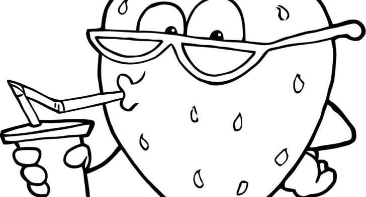 728x393 Unique Funny Fruit Coloring Pages Design Printable Coloring Sheet
