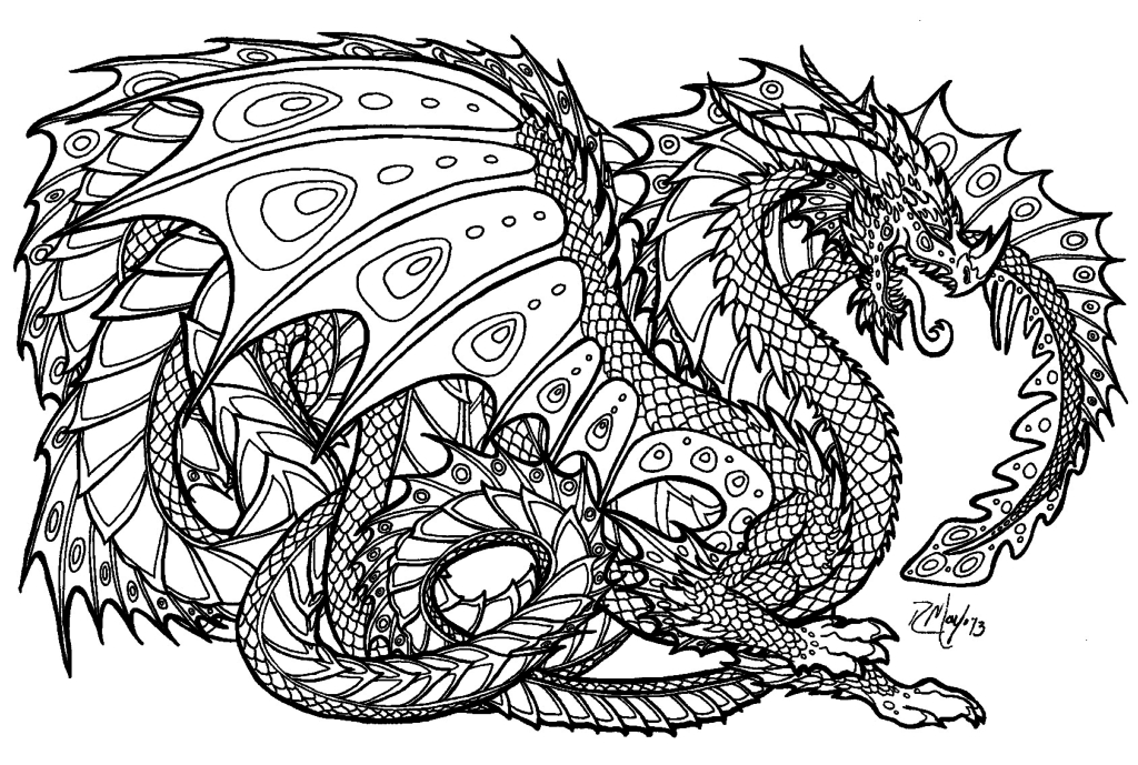 Really Detailed Coloring Pages 1024x689 Really Detailed Coloring Pages