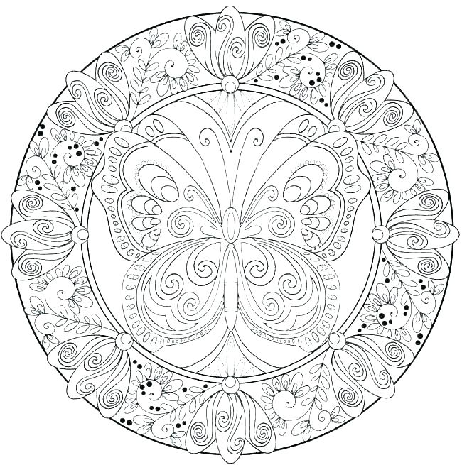 650x655 Really Hard Coloring Pages