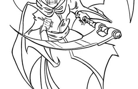 469x304 Grim Reaper Coloring Pages Just Colorings