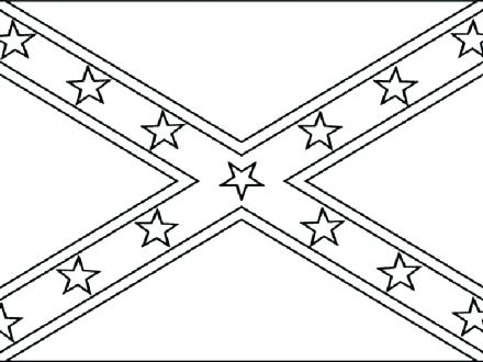440x330 Rebel Flag Coloring Pages