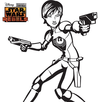 420x420 Star Wars Rebels Sabine Coloriage Sabine Activite Star Wars