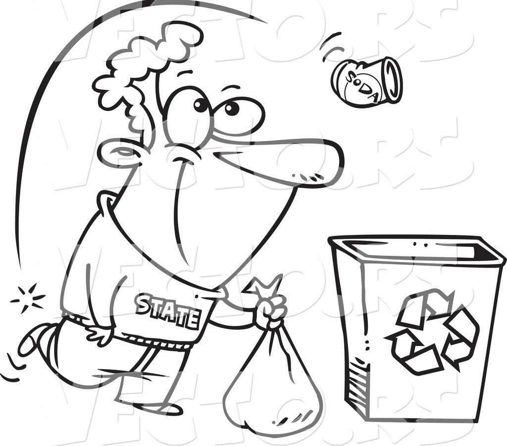 1024x900 Perfect Recycling Bin Coloring Pages Illustration