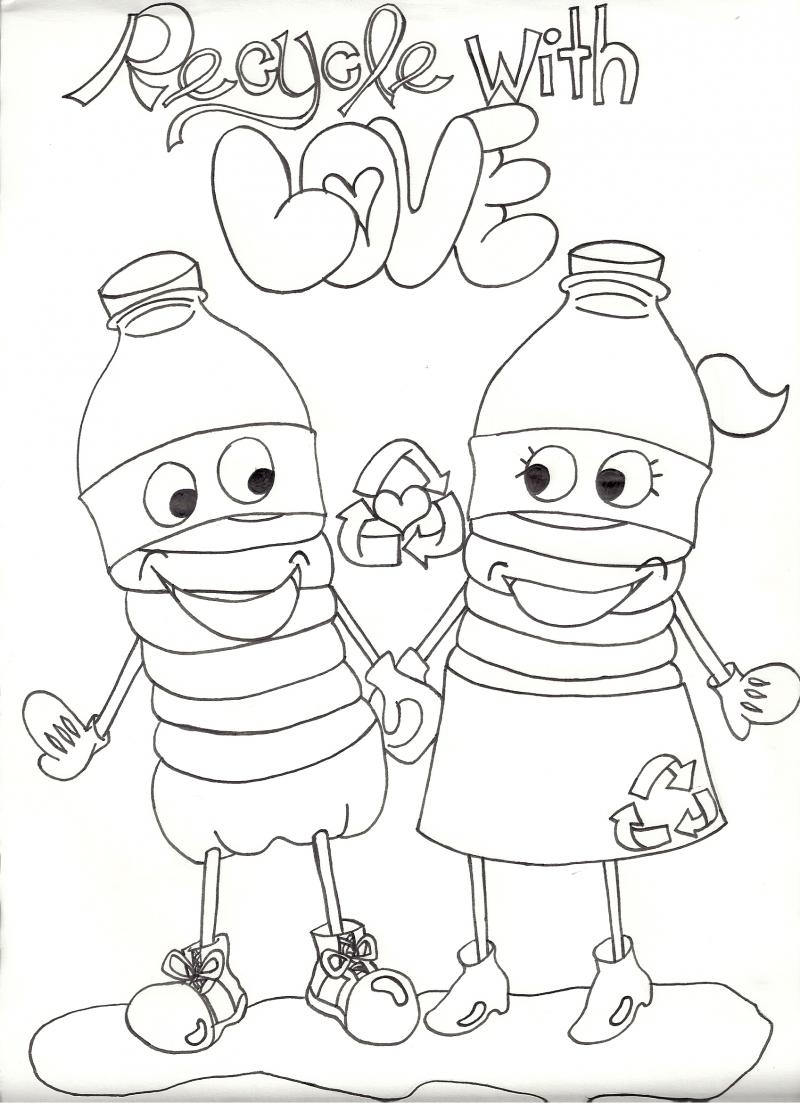 800x1103 Recycling Coloring Pages 31773 At To Recycle