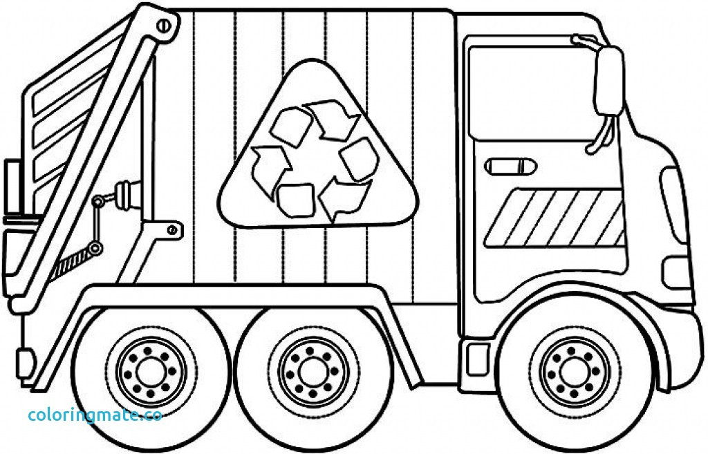 1024x657 Recycling Coloring Pages New Garbage Truck Page For Kids 35508