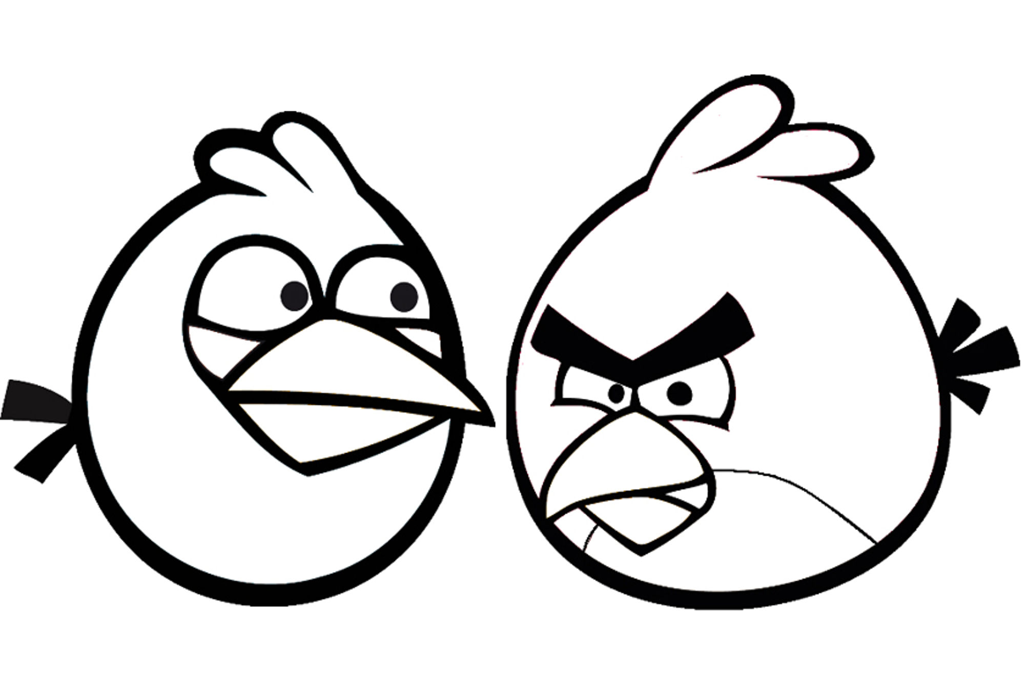 Angry Birds Coloring Pages 2000x1350 Angry Birds Coloring Pages