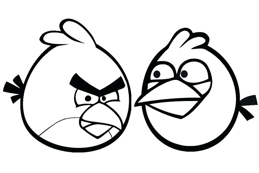 Red Angry Bird Coloring Page at GetColorings.com | Free printable ...