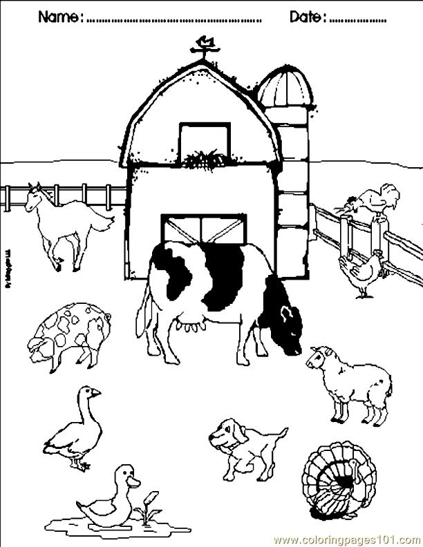 Surprising Inspiration Farm Animal Coloring Pages Free Printable 612x792 Surprising Inspiration Farm Animal Coloring Pages Free Printable
