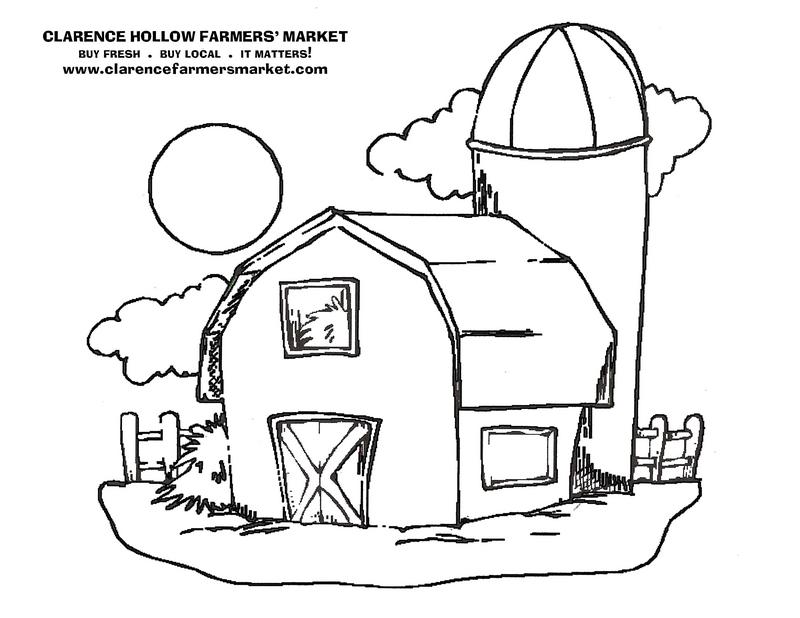 Barn Coloring Pages 800x618 Barn Coloring Pages