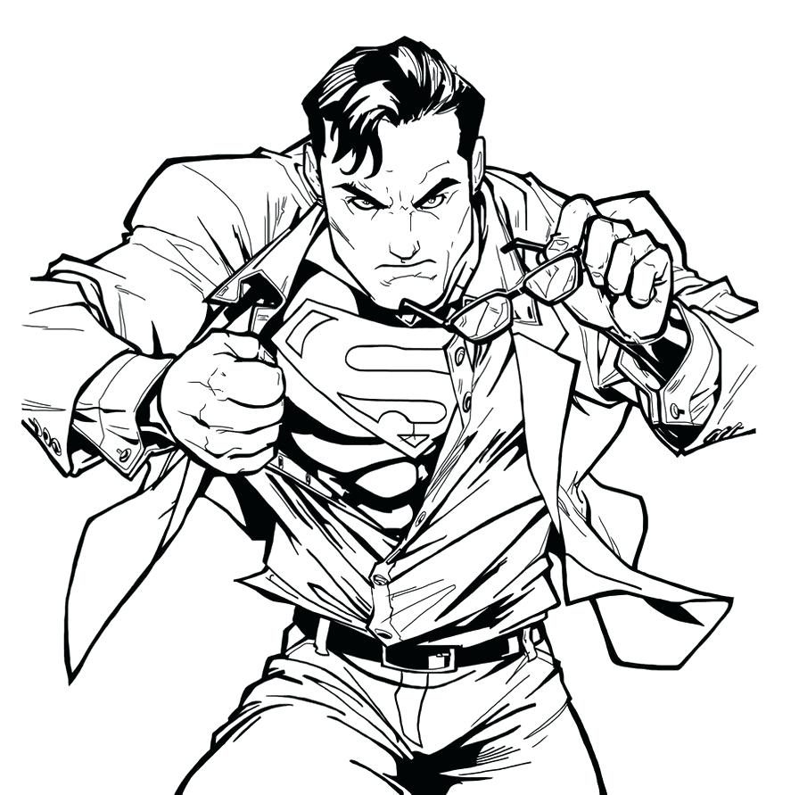 896x891 Lego Superman Coloring Pages To Download And Print For Free