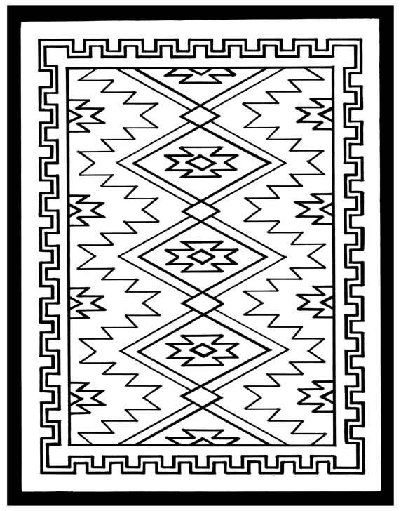 572x728 American Southwest Coloring Pages Posted By Stephanie