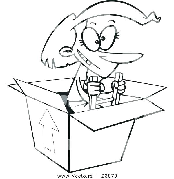 600x620 Crayon Coloring Page Crayon Coloring Pages Also Box Coloring Page