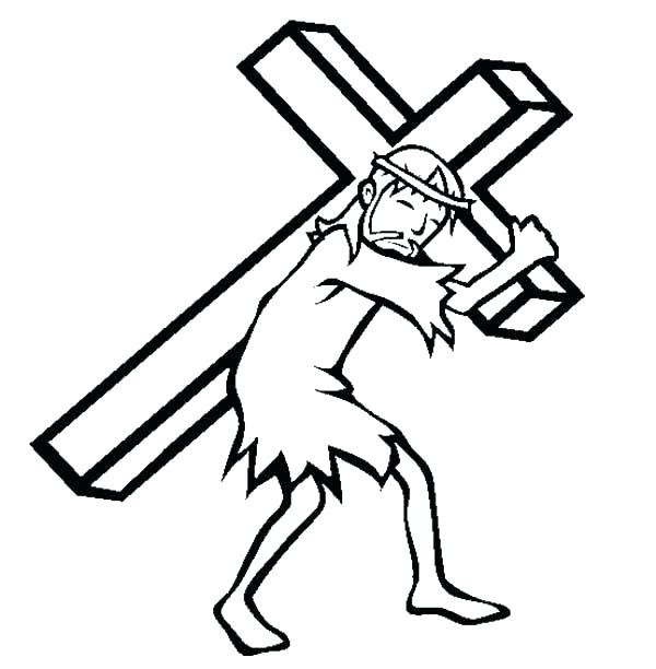 600x612 Red Cross Coloring Pages On The Page Good