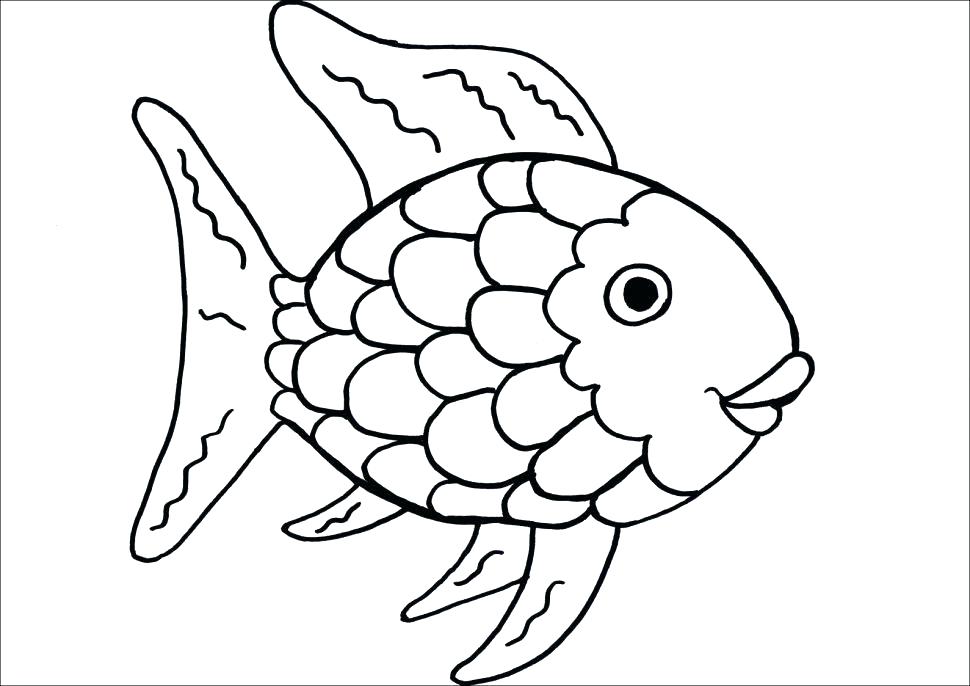 970x686 One Fish Two Fish Red Fish Blue Fish Coloring Pages Fish One Fish