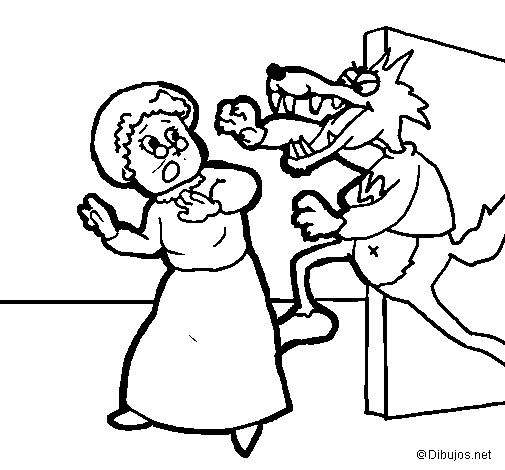 505x470 Little Red Riding Hood Coloring Pages Trenton Red
