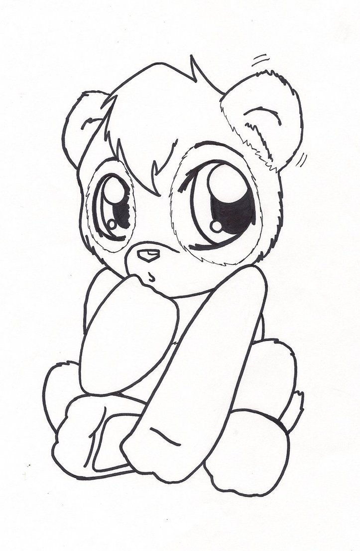 Red Panda Coloring Page
