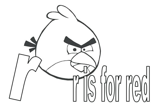 600x415 Red Coloring Page Letter R Is For Red Coloring Page For Preschool