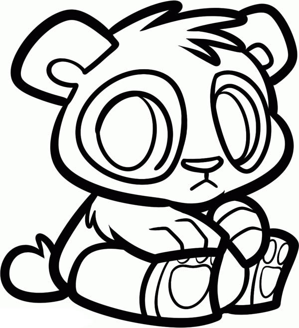 Cute Panda Coloring Pages 600x658 Cute Panda Coloring Pages