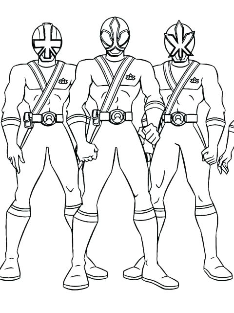 Red Power Ranger Coloring Page at GetColorings.com | Free printable ...