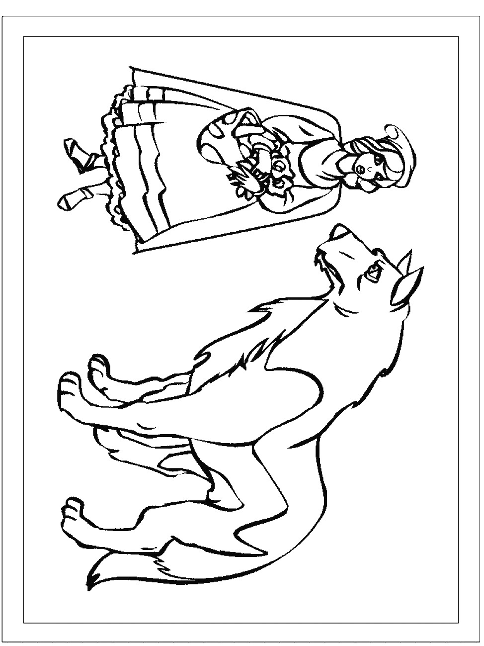 Little Red Riding Hood Coloring Pages 974x1299 Little Red Riding Hood Coloring Pages