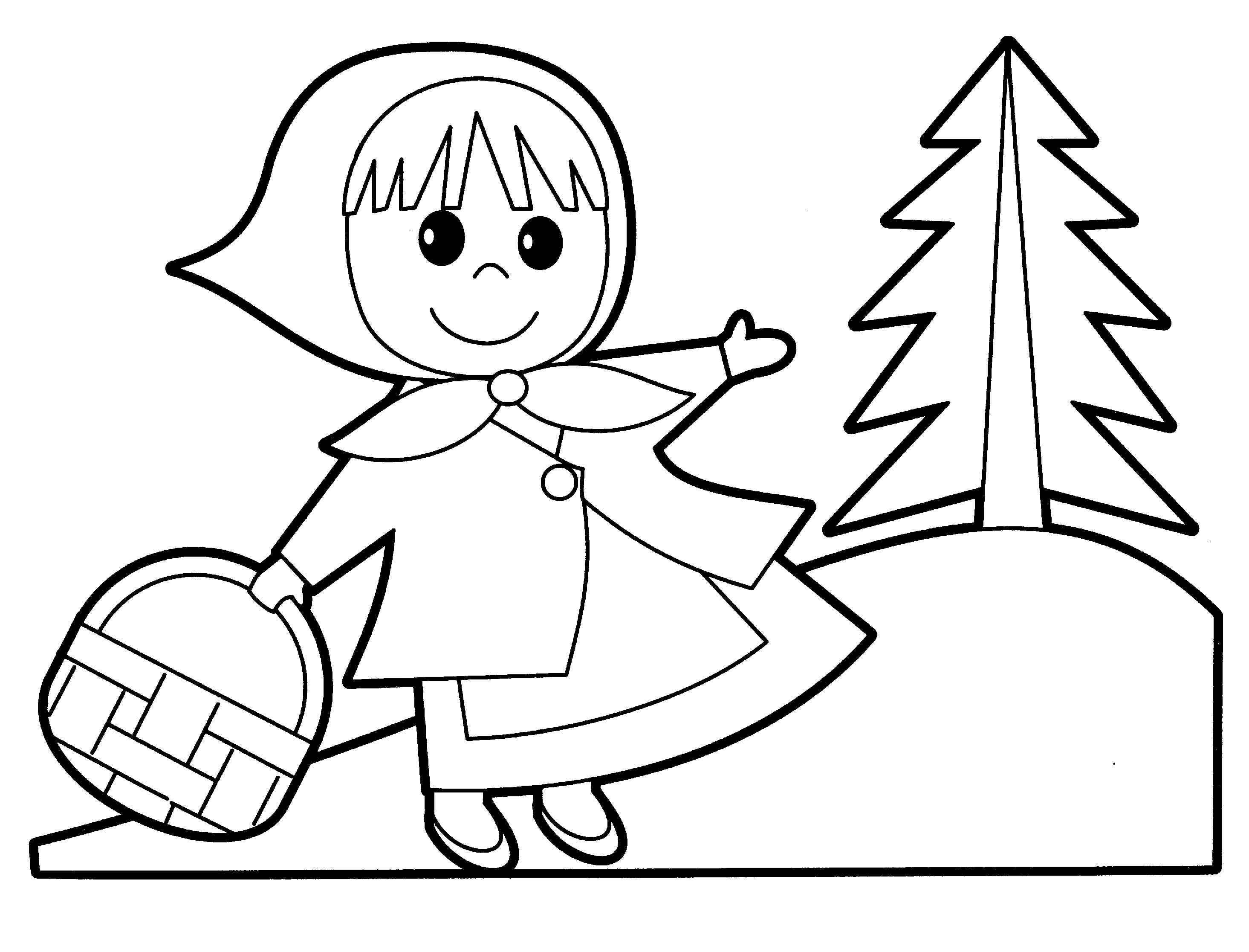 Little Red Riding Hood Coloring Pages 2930x2232 Little Red Riding Hood Coloring Pages