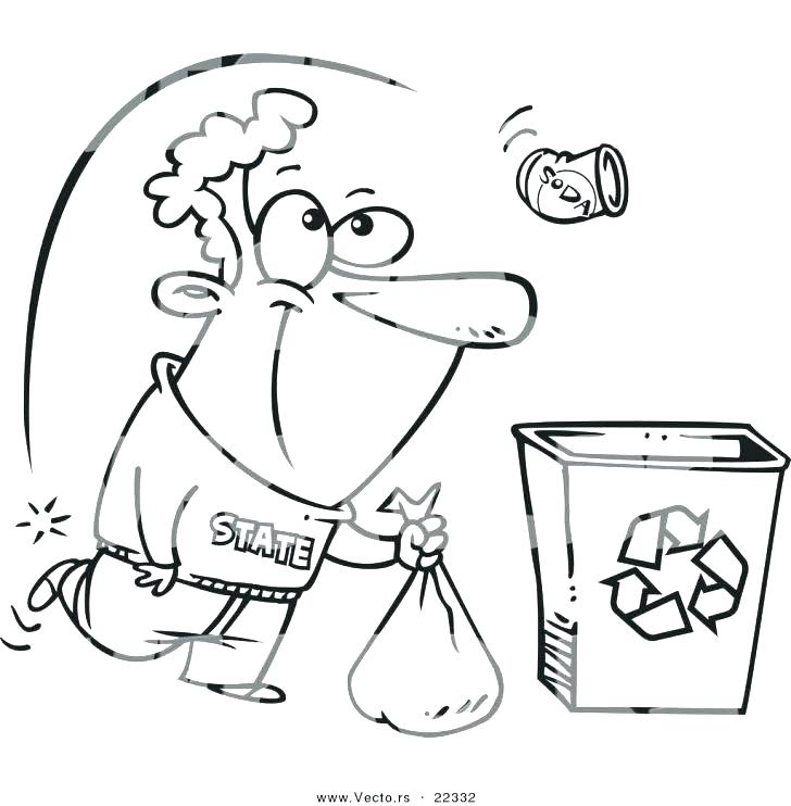 728x742 Recycle Coloring Pages Recycling Coloring Pages Recycling Coloring