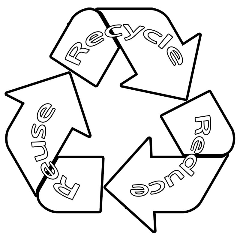 800x800 Recycle Coloring Page Highmark Health Blog