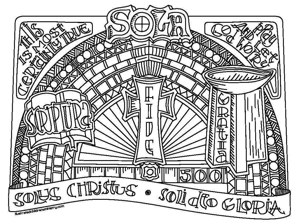 Reformation Coloring Page at GetColorings.com | Free printable ...
