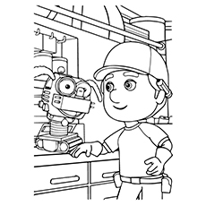 230x230 20 Cute Free Printable Robot Coloring Pages Online