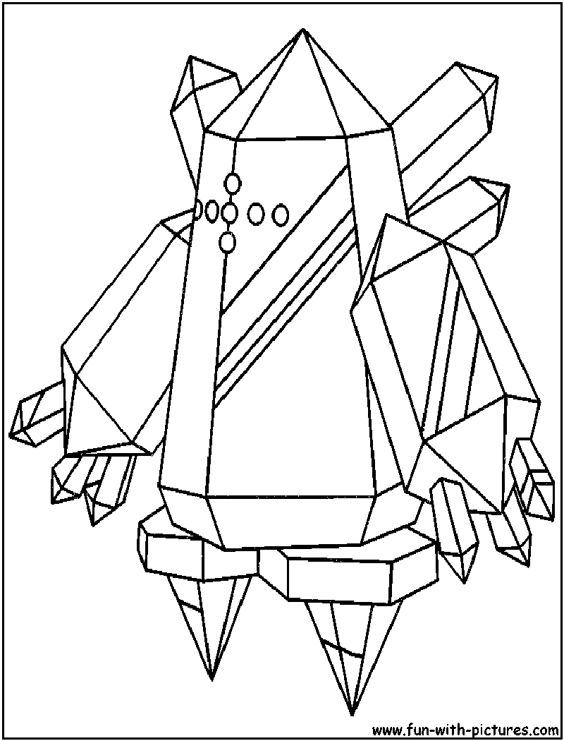 800x1050 Revealing Regice Coloring Pages Page