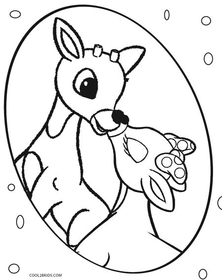 Printable Rudolph Coloring Pages For Kids Cool2bkids 450x567 Printable Rudolph Coloring Pages For Kids Cool2bkids
