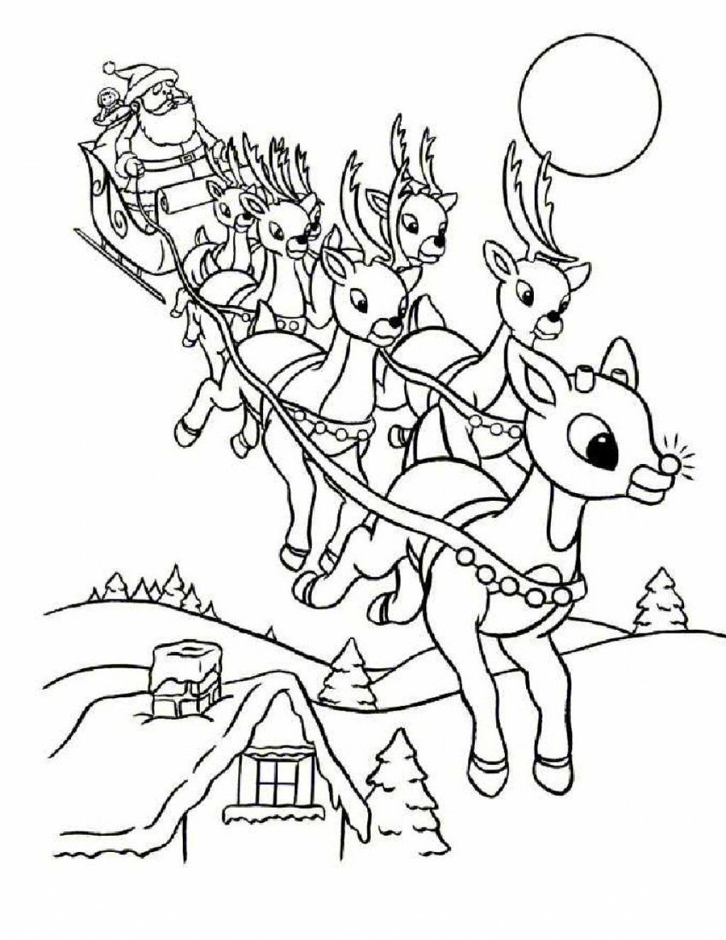 Coloring Pages Of A Rudolph Reindeer In Cartoon Free Coloring Sheets 1024x1325 Coloring Pages Of A Rudolph Reindeer In Cartoon Free Coloring Sheets
