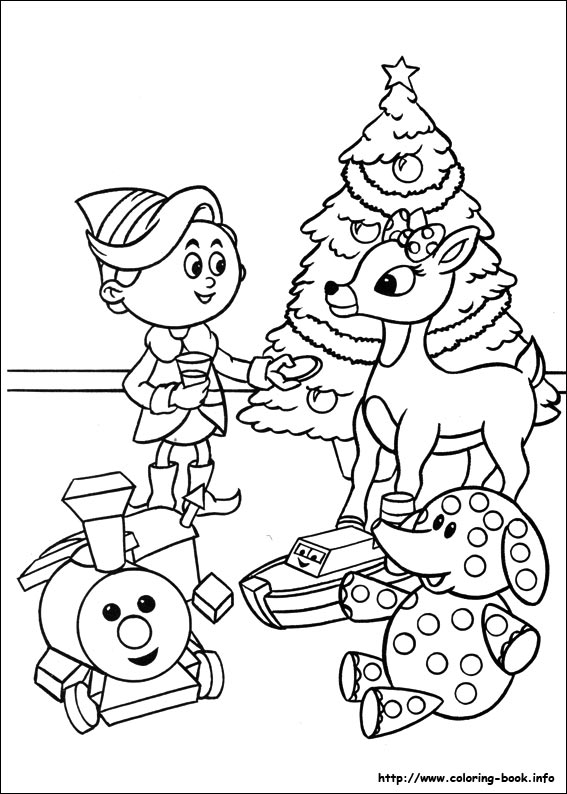 Island Of Misfit Toys Coloring Pages Free Rudolph The Red Nosed 567x794 Island Of Misfit Toys Coloring Pages Free Rudolph The Red Nosed