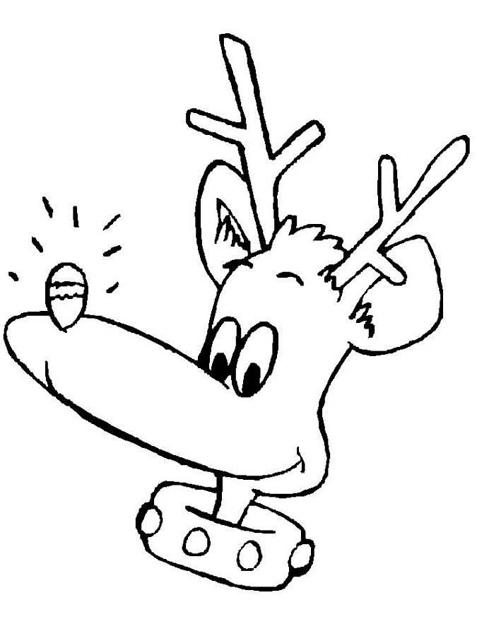 Reindeer Coloring Pages 675x900 Reindeer Coloring Pages
