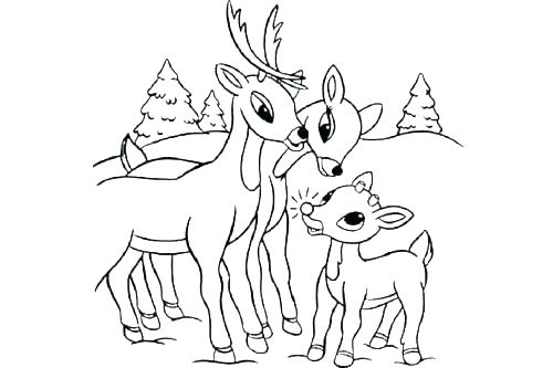 Coloring Pages The Red Nosed Reindeer Coloring Pages Tree Coloring 500x333 Coloring Pages The Red Nosed Reindeer Coloring Pages Tree Coloring