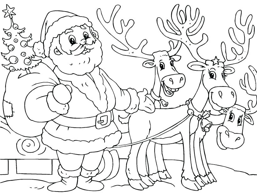 Raindeer Coloring Pages Little The Red Nosed Reindeer Coloring 821x620 Raindeer Coloring Pages Little The Red Nosed Reindeer Coloring