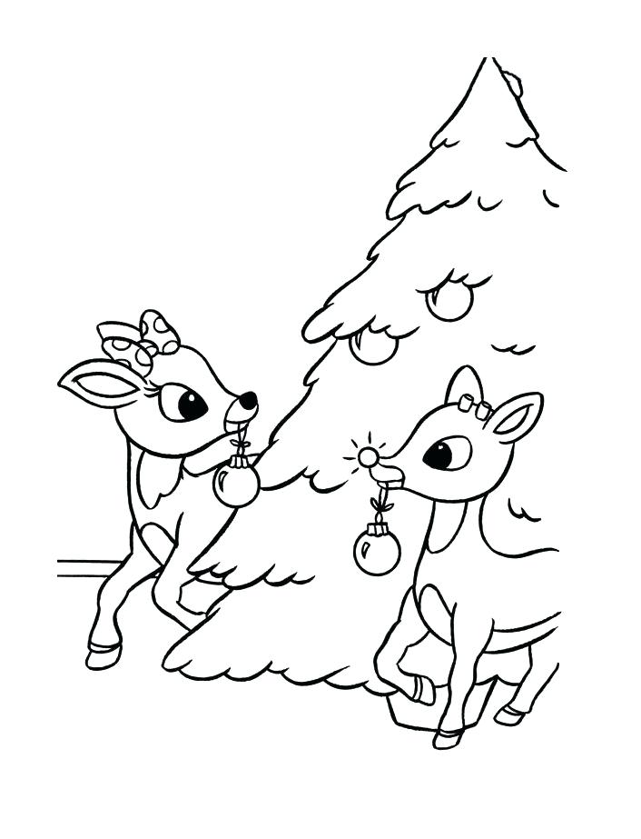 Rudolph Printable Coloring Pages The Red Nosed Reindeer Coloring 706x923 Rudolph Printable Coloring Pages The Red Nosed Reindeer Coloring