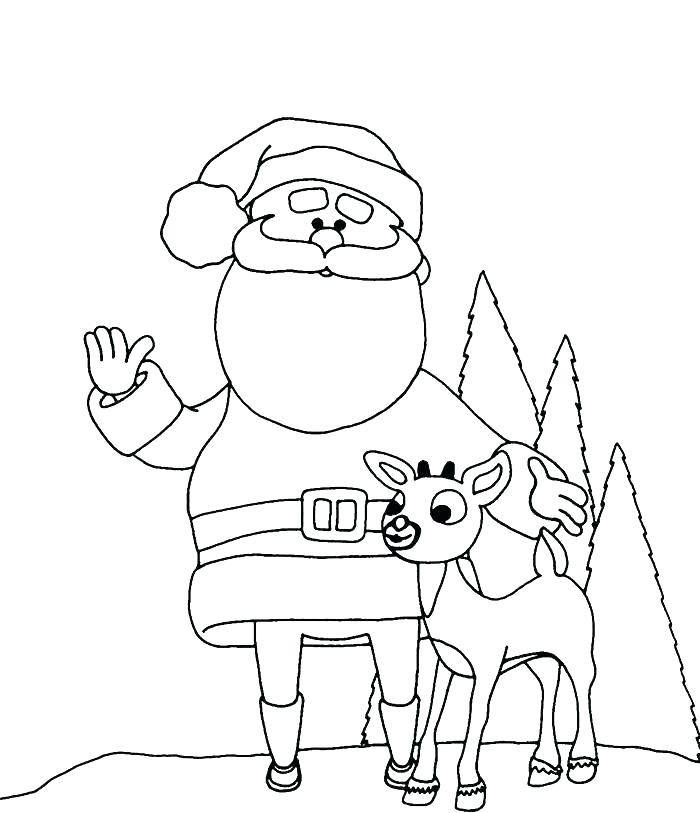 Rudolph The Red Nosed Reindeer Printable Coloring Pages Page Hat 700x813 Rudolph The Red Nosed Reindeer Printable Coloring Pages Page Hat