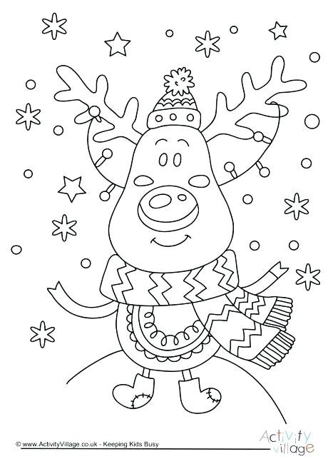 Christmas Coloring Pages Reindeer Coloring Page Reindeer Christmas 460x650 Christmas Coloring Pages Reindeer Coloring Page Reindeer Christmas