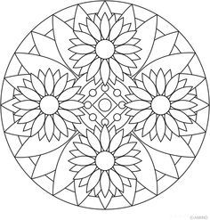 236x247 Free Mandala Meditation Coloring