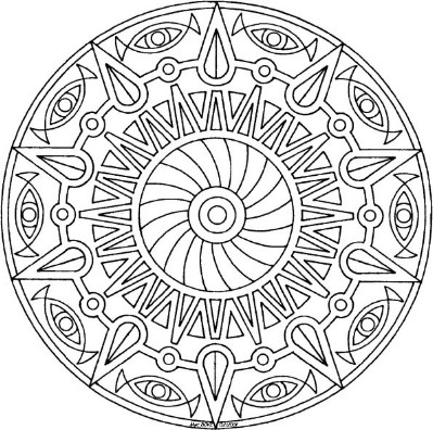 399x396 Bring These 15 Magnificent Free Mandala Templates To Life