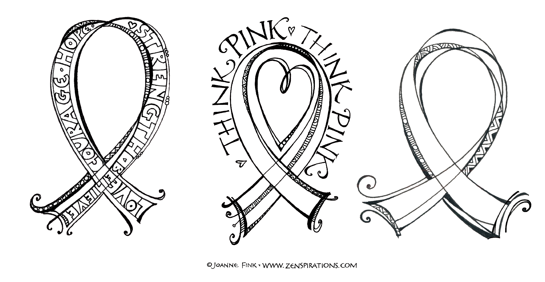Think Pink! Free Downloadable Coloring Pages! 1859x963 Think Pink! Free Downloadable Coloring Pages!