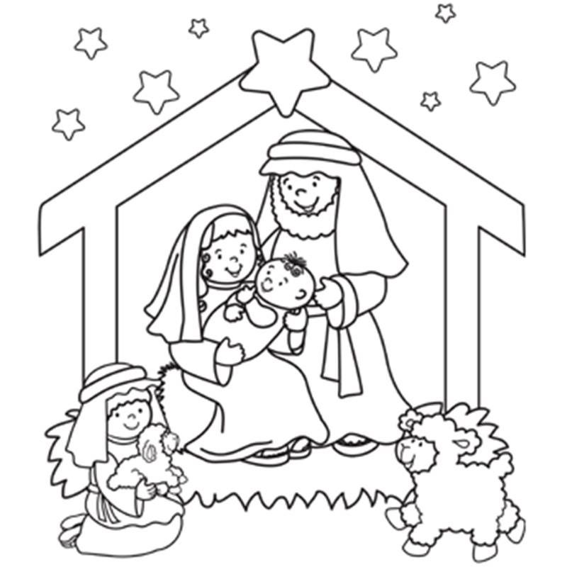 Christian Christmas Coloring Pages Luxury Free Printable Santa 800x800 Christian Christmas Coloring Pages Luxury Free Printable Santa