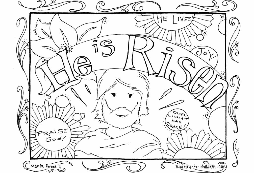 Preschool Religious Easter Coloring Pages Printable 1026x700 Preschool Religious Easter Coloring Pages Printable