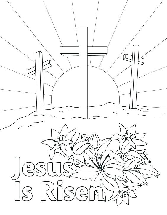 564x729 Lovely Preschool Religious Easter Coloring Pages Printable Free
