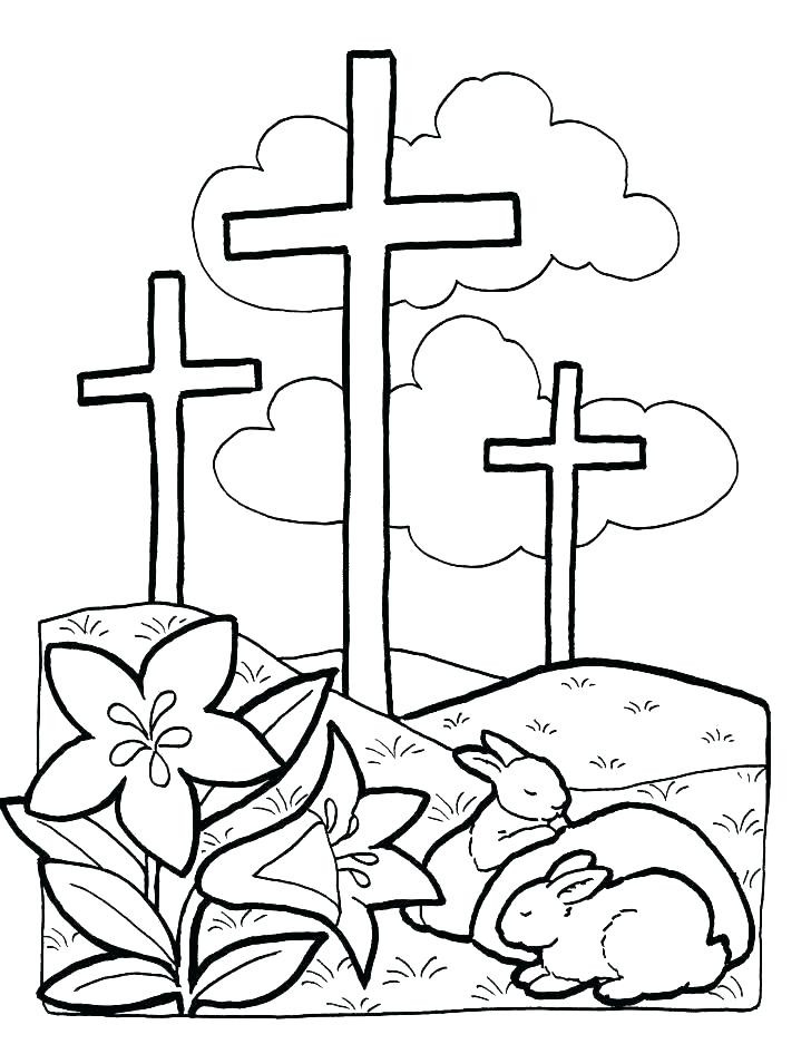 728x946 25 Religious Easter Coloring Pages Free Activity Printables