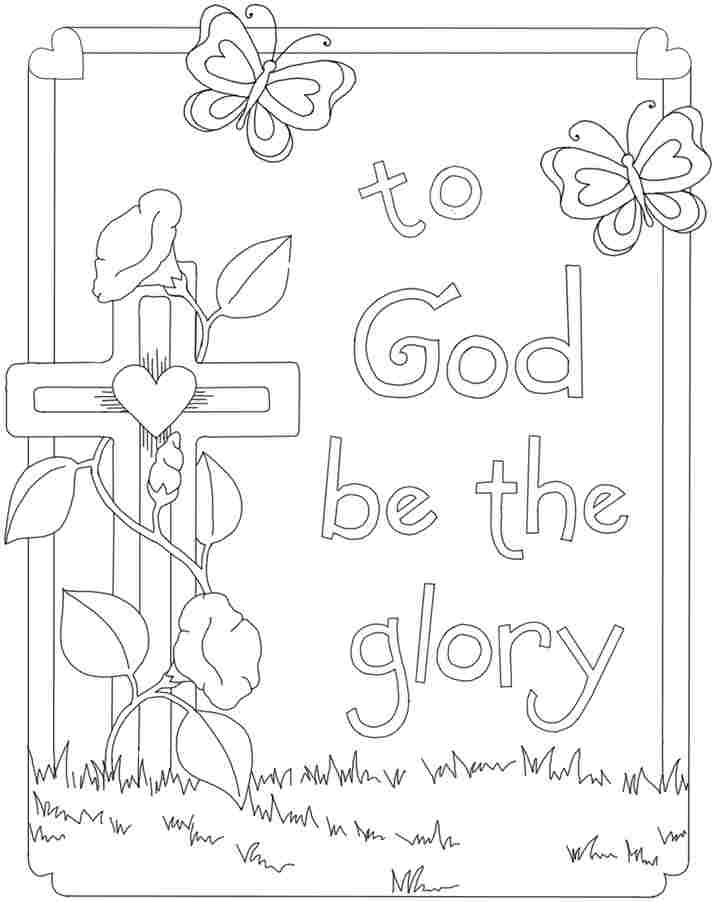 715x902 Printable Religious Easter Coloring Pages Merry Christmas