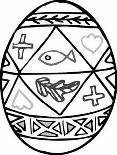 236x313 Religious Easter Egg Coloring Pages Happy Easter 2018